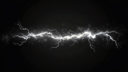Poster - Vector illustration of abstract electric lightning, Concept for battle, confrontation, or fight