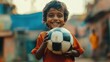 © Alexander Chaykin - Young Boy with Soccer Ball