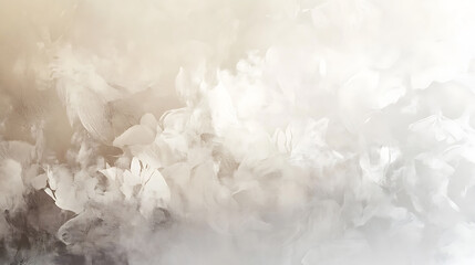Poster - Soft beige and gray gradient background with subtle noise texture wide banner design
