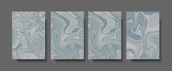 Wall Mural - liquid dynamic gradient color waves geometric background .fluid marble texture set and fluid acrylic