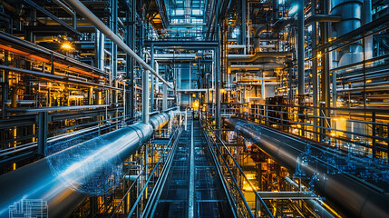 Poster - AI and machine learning algorithms analyze vast amounts of data to optimize project planning, predict potential delays, manage resources, and enhance decision-making processes