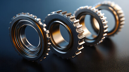 Leinwandbilder - Bearing Selection Guide for Mechanical Systems: Emphasizing Load Capacity and Friction, Concept Bearing Selection