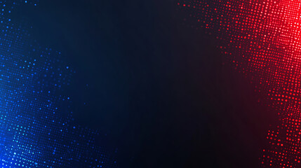 Poster - Abstract red, white and blue vector background with flowing lines