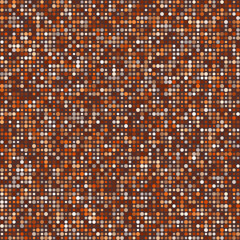 Poster - Abstract pattern featuring circles in multiple colors with rustic brown tones and a contrasting backdrop. Brilliant vector illustration.