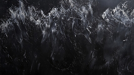 Aufkleber - Black chalkboard texture with rubbed and smudged chalk marks suitable for education backgrounds abstract photo