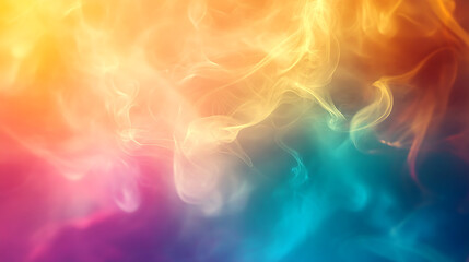 Fototapete - Harmonious chakra meditation colorful spiritual energy abstract yoga background
