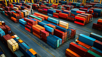 Poster - A comprehensive overview of international and global supply chain management, highlighting logistics, distribution, and strategic planning for efficient global operations