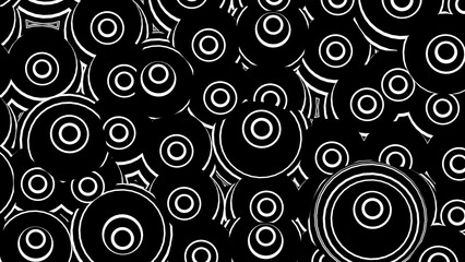 Wall Mural - 
Abstract background.Wallpaper in UHD format 3840 x 2160. Black and white color.