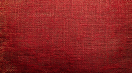 Poster - Background texture of red canvas