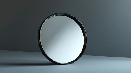 Aufkleber - Isolated reflector on a gray background 3D rendering illustration