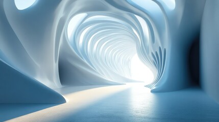 Poster - Minimalist abstract background design 3D illustration and rendering