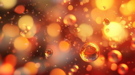 Aufkleber - Blurred glass elements on a background 3D illustration