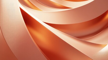 Poster - Sleek geometric background in a minimalistic style 3D illustration and rendering