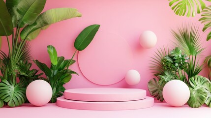 Poster - 3D Illustration of a Display Podium for Promotion