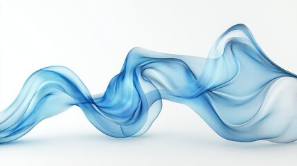 Aufkleber - 3D illustration of wind against a white background