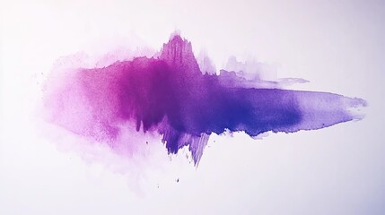 Poster - Abstract Watercolor Gradient in Purple and Pink Tones