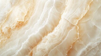 Poster - Ivory onyx marble for interior and exterior use featuring high resolution decorative design suited for business and industrial construction Creamy ivory natural marble texture background