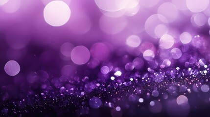 Poster - Abstract purple bokeh background for the festive season