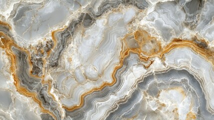 Poster - Light toned marble texture featuring gray shades in a wide angle view