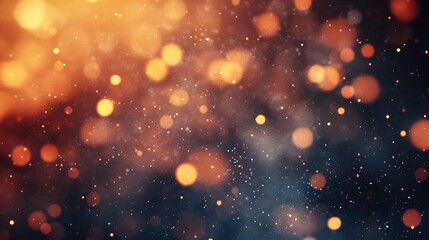 Poster - Abstract illustration featuring a blurred vintage background with defocused bokeh effects
