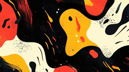 Poster - Abstract illustration featuring a background pattern design