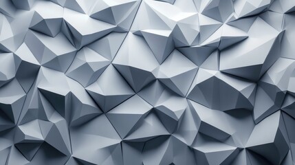 Poster - Low Polygon Triangular Pattern Backdrop