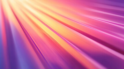 Poster - Blurred gradient background design featuring centered lines