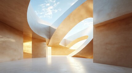 Poster - Abstract 3D architectural design