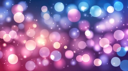 Poster - Abstract illustration featuring a blurred vintage background with defocused bokeh effects