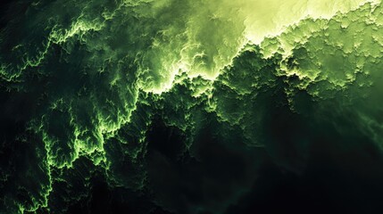 Poster - Abstract fractal background in a computer generated image with ample space for text or other elements
