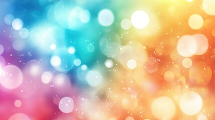 Poster - Abstract gradient with multiple colors featuring a defocused blur effect