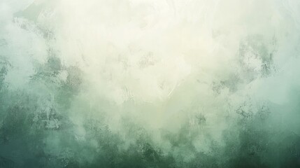 Poster - Soft light green gradient abstract backdrop