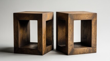 Poster - Three dimensional geometric cubes