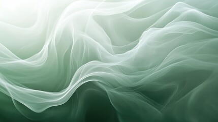 Poster - Soft light green gradient abstract backdrop