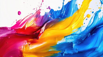 Poster - Vibrant Paint Splash