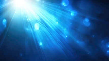 Aufkleber - Vivid Blue Light Burst