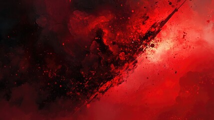 Poster - Abstract Red Artwork