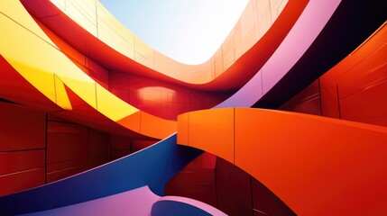 Poster - Abstract 3D architectural illustration