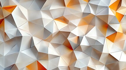 Poster - Low Poly Triangular Pattern Background