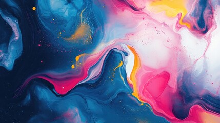 Poster - Abstract artwork background with a label