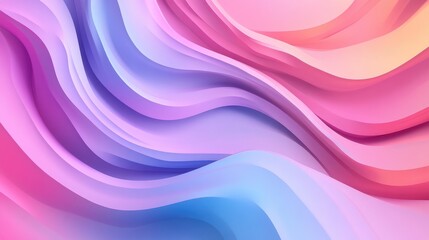 Poster - Abstract wave background with curved motion lines creating a dynamic graphic banner template