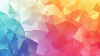 Poster - Abstract multicolored geometric polygonal background