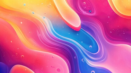 Poster - Abstract Fluid Background