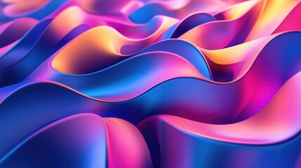 Poster - Colorful abstract lines