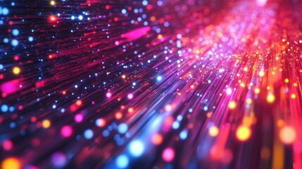 Aufkleber - Blurred abstract background depicting networking concepts social media interaction and internet communication links