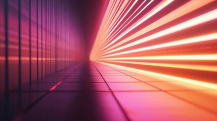 Aufkleber - Futuristic striped background featuring illuminated designs