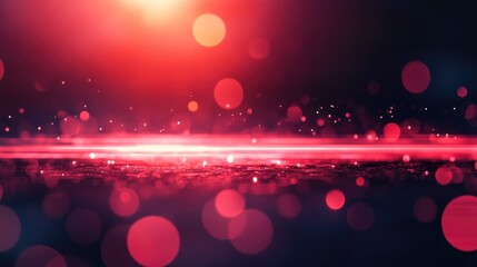 Poster - Red glow with lens flare effect