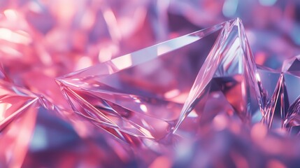 Aufkleber - Shimmering geometric lines and shapes create a luminous background Sleek metallic polygonal design for a futuristic tech theme Clean and minimalist aesthetic