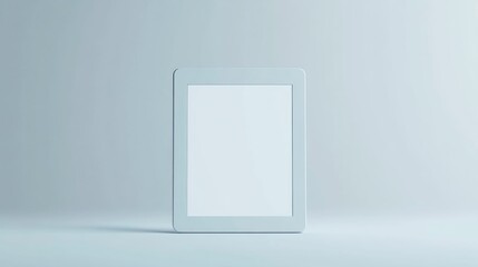 Poster - Isolated white tablet featuring a blank display