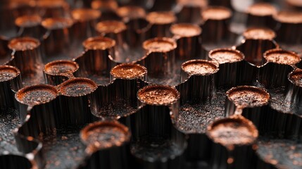 Poster - Metal cathodes coated with a layer of copper powder